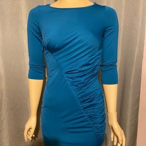 Teal Dress Catherine Malandrino